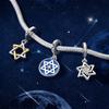 Original Charms Beads Copper Heart Bear Rose Six-Pointed Star Tree Of Life Charm Fit Bracelet Bangle Woman Man Jewelry Gift