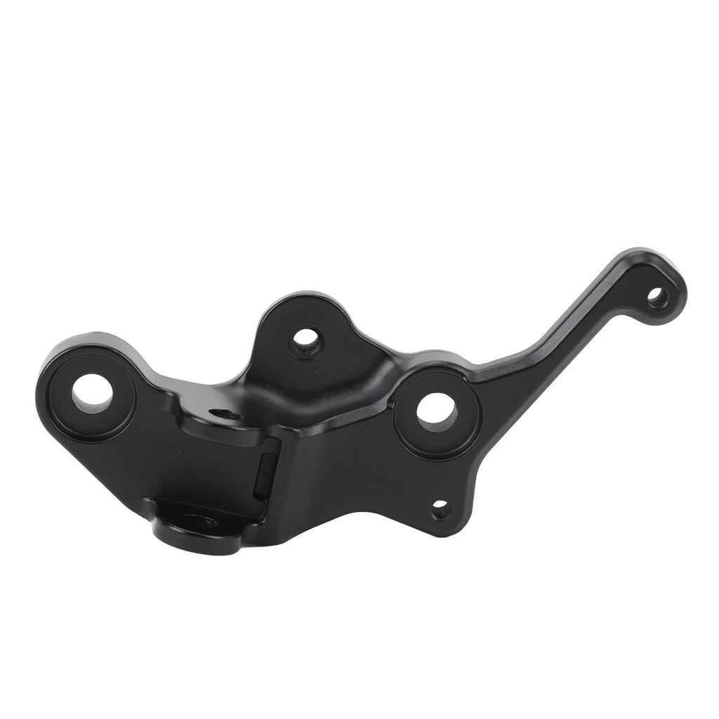 Front Footrest Pedal Peg Bracket Aluminum Rust Proof Crack Resistant Foot Pedal Peg Bracket Mount