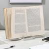 Compact Display Holder Acrylic Book Display Stand Birthday Events Clear Acrylic Construction Minimalistic Appeal Nonslip Pads