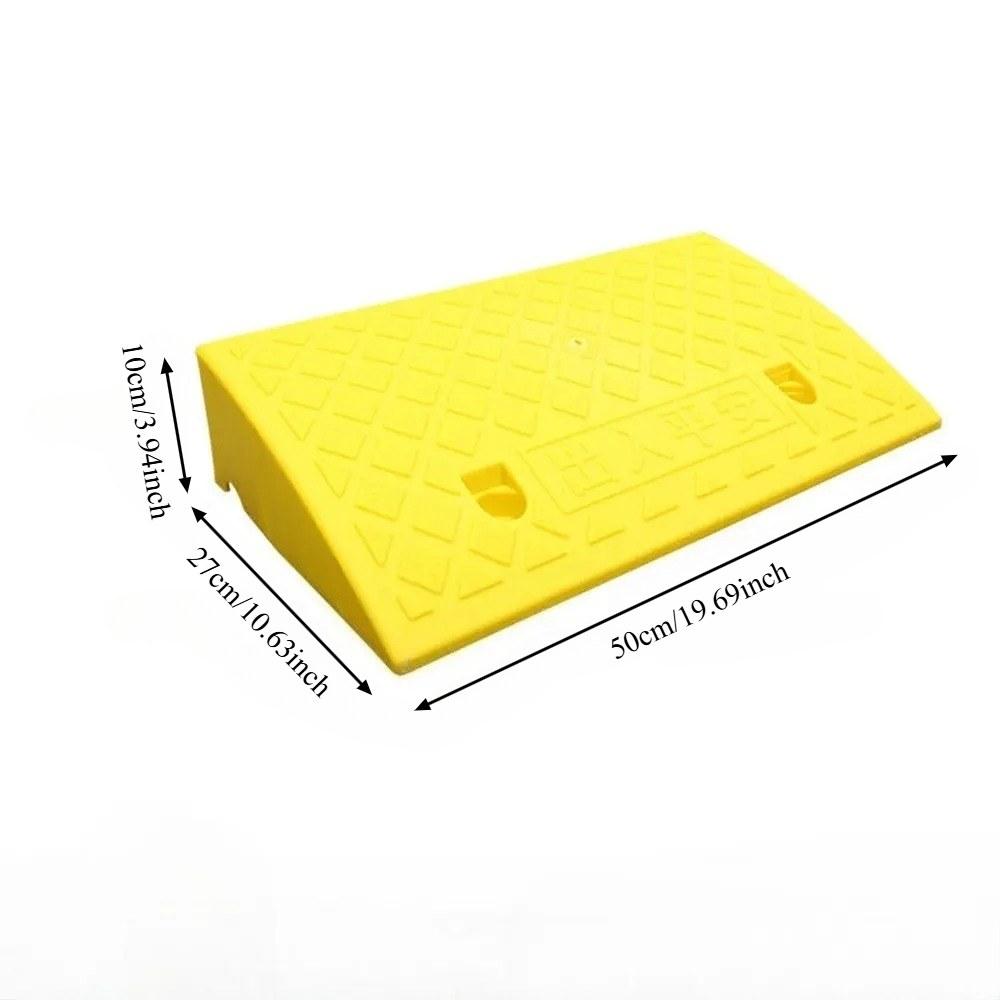 Durable Portable Threshold Ramp 3–10cm Height, Anti-Slip Surface for Car, Motorcycle, Wheelchair, Pets, Doorstep, Curb Access