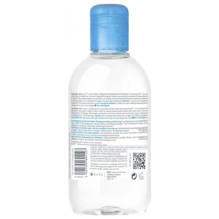 Solution Micellaire - BIODERMA - Hydrabio H2O - 250ml - Peaux Sensibles - Sans Parfum