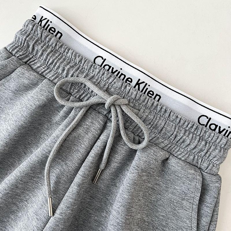 Letter Webbing Double Waist Head Fake Two Sports Shorts Women's Summer Fashion Casual A-line Hot Pants