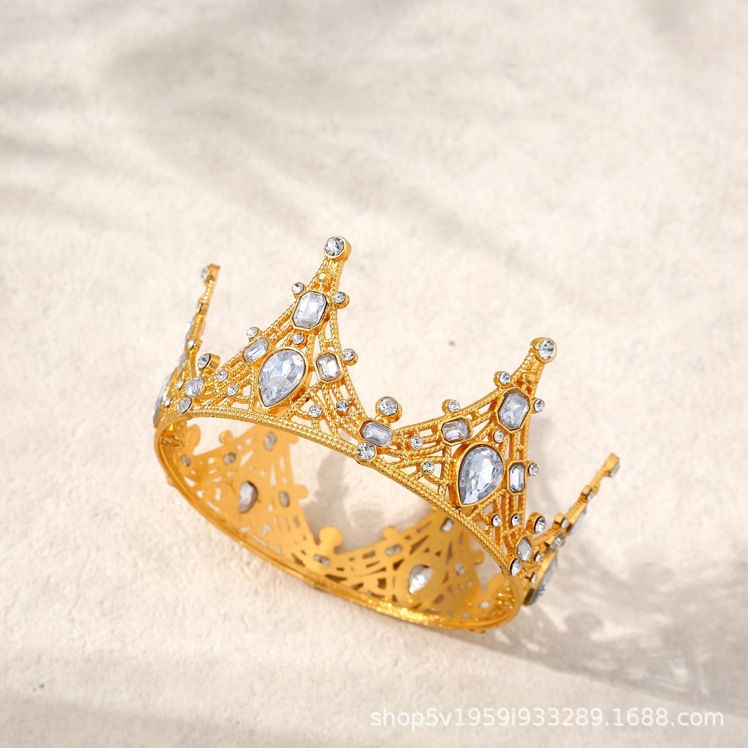 

Головний убір із весняним сплавом у стилі бароко K9, який підходить для подарунків на весілля та день народження золотий