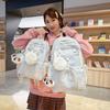 Japanese Ins Wind Star Backpack High Value Sweet Girl Backpack Large Capacity Light Student Backpack