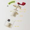 Hand-Operated Mini Durable Manual Small Shaved Ice Machine Hand Crank Ice Crusher Removable Household Ice Cream Tools