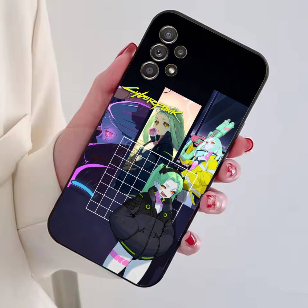 Custodia per Telefono Gioco C-Cyberpunk Silicone Nero Morbido Per Samsung S25,S24,S21,S22,S23,S30,Ultra,S20,Plus,Fe,Lite