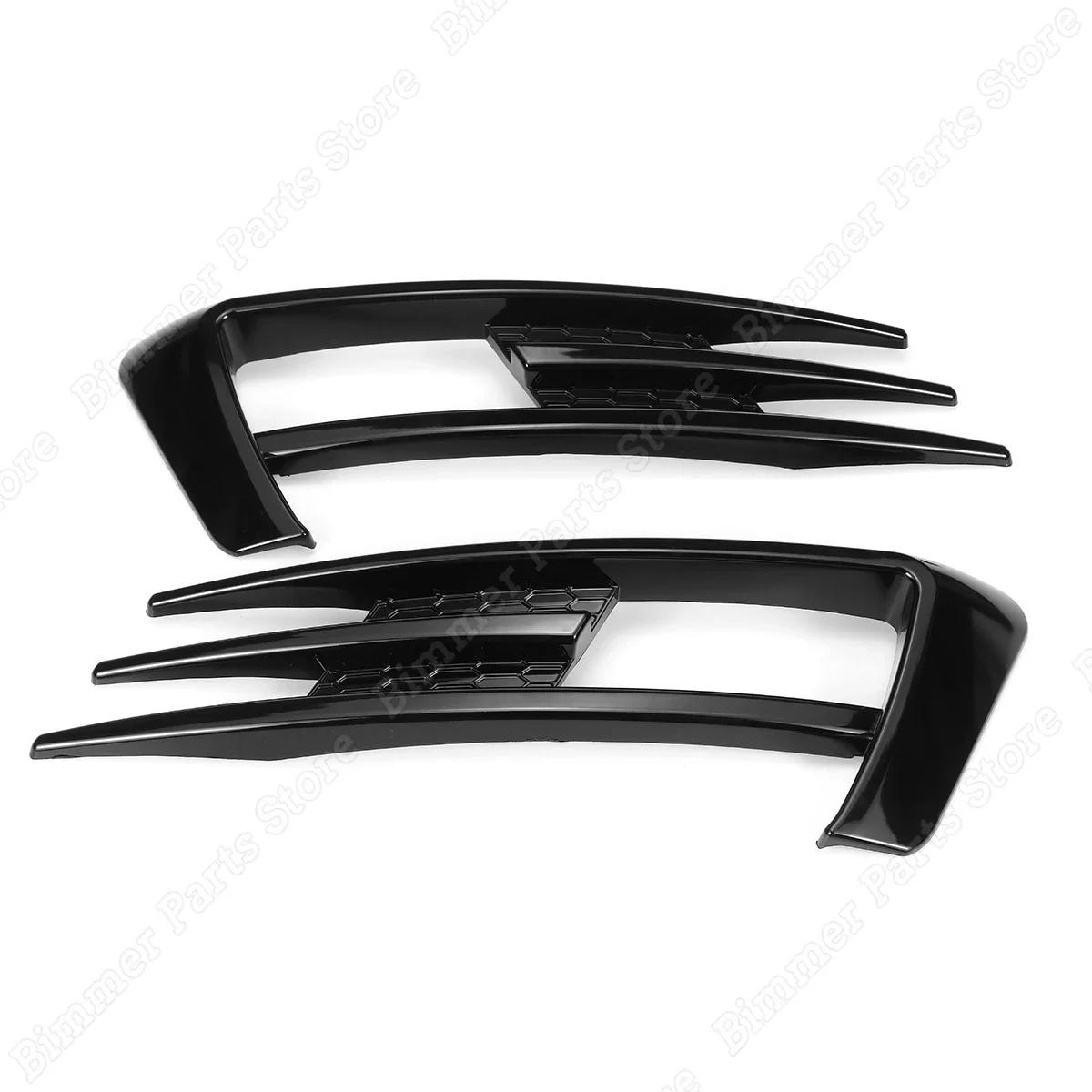 2pcs Front Bumper Fog Light Grilles for Golf 7 MK7 7.5 VII Facelift TSI TDI 2012-2020 Fog Lamp Eyebrow Cover Trim Tuning BodyKit MK7 Base