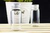 [narunaru] Aluminum Cap Mini Glass Bottles, 10ml Capacity, 22mm X 50mm, Set of 40, Glass Bottles with Screw Caps