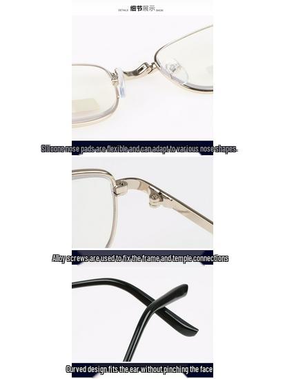 Zhenhao Folding Ultralight Anti-Blue Light Reading Glasses for Men and Women - Stylish, Comfortable, Portable, and Elegant.