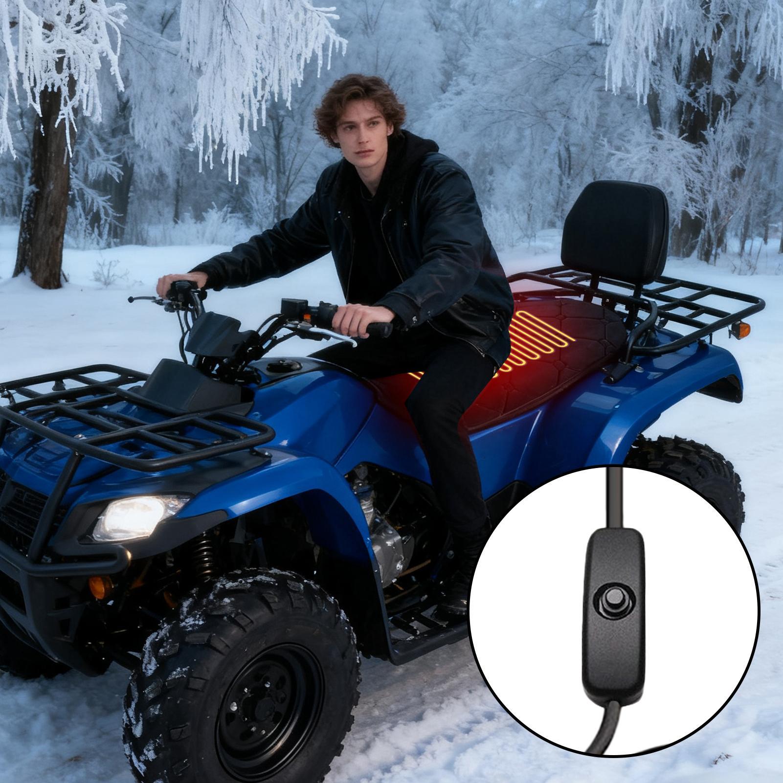 

Motorcycle Cushion Seat Pad Motorbike Warm Seat Pad Scooter Warm Cushion For Dirt Bike ATV Snowmobile Road Trip Touring Street China Mainland