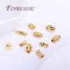 Spacer Beads 18K Real Gold Plated Separator For Beads DIY Bracelets Accessories Bead For Needlework Necklaces Jewelry Findings