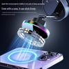 2025 Wireless Charger Car Mount with Nano Adhesive, Magnetic Suction Cup, and Seven-Color Ambient Light.