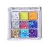Colorful Nine-Color Sequin Glitter Gel for Stage & Performance Makeup