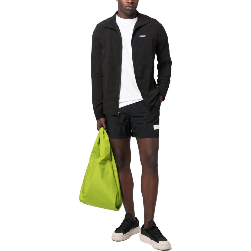 Y-3 Pantaloncini Uomo SS23 Stampa Logo Colore Unico Fondo Nero H63017