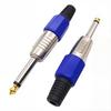 Mono/Stereo Microphone Plug 6.35mm Male Plug Female Audio Jack Connector