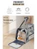 Portable Foldable Pet Crossbody Bag - Breathable Handbag for Cats & Dogs