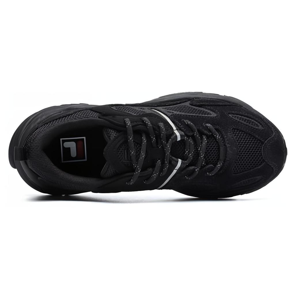 New FILA Wear Resistant Running Shoes Black Women's F12W131116FBK