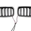 Front Kidney Grille Grill With LED Light Upper Bumper Hood Mesh For BMW 3-Series F30 F31 F35 320i 325i 328i 330i 335i 2012-2019