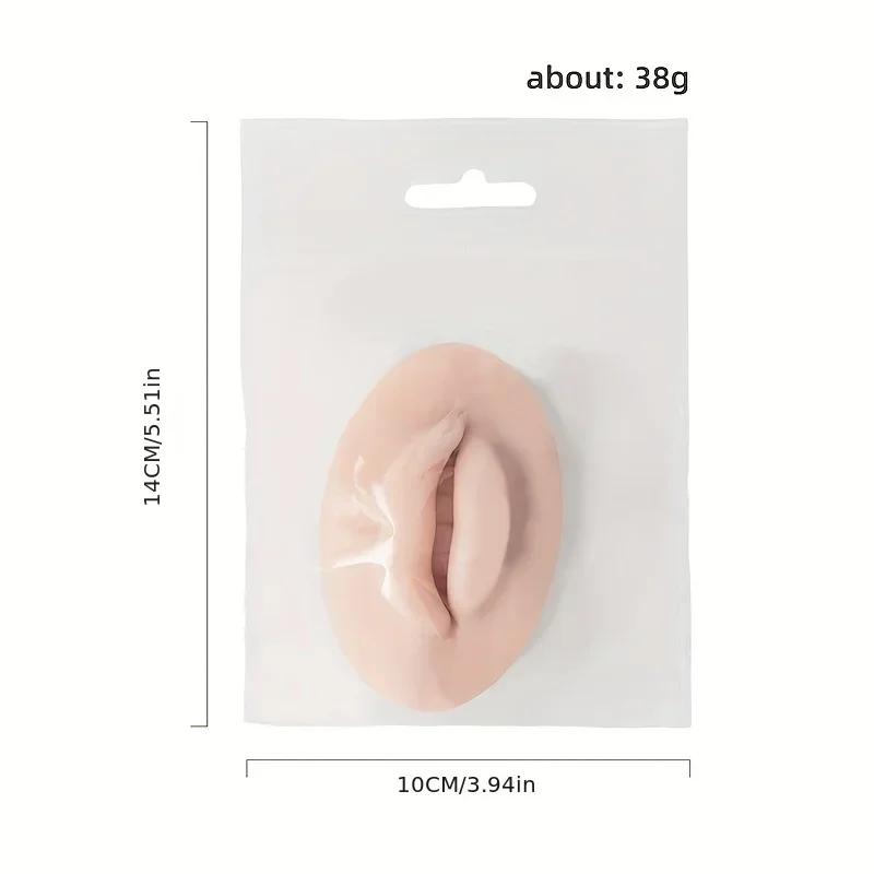 Soft Silicone Permanent Makeup Lip Blush Tattoo Training Skin Microblading Reusable 3D Practice Lips Mold For Makeup Artists
