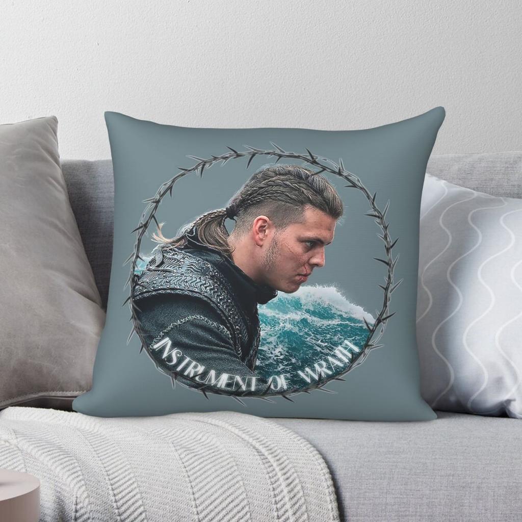 Vikings Ivar The Boneless Square Pillowcase Polyester Linen Velvet Printed Zip Decorative Throw Pillow Case Home Cushion Case
