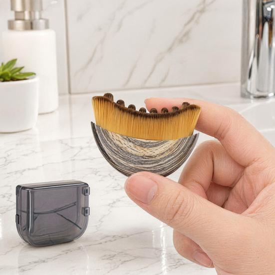 Lymphatic Contour Face Brush, Lymphatic Drainage Brush for Skin Sculpting Lifting, Ergonomic Massager Scrubber for Face, Chin, Neck
