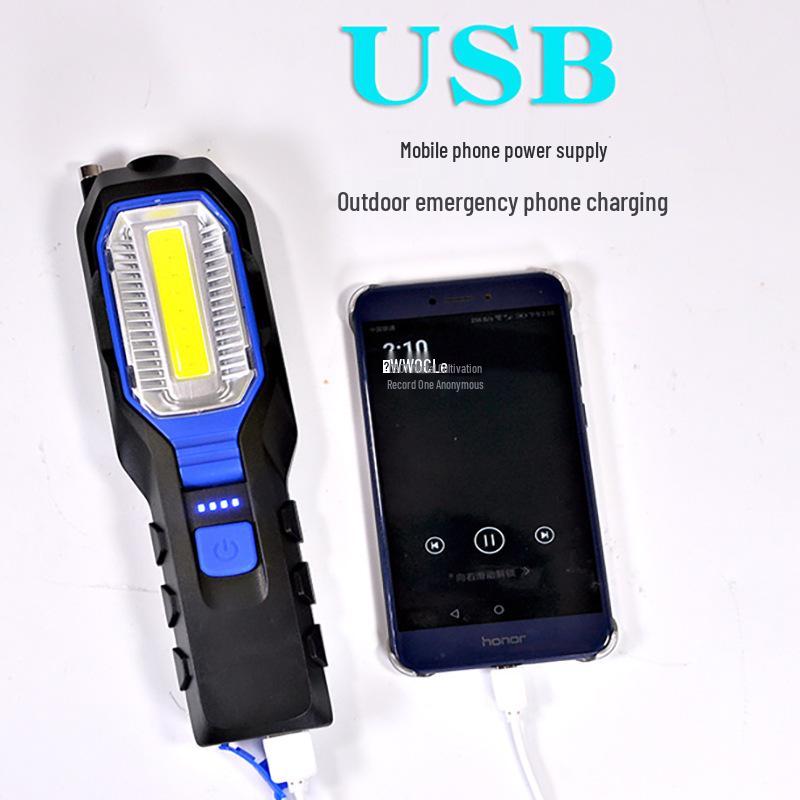 Rechargeable High-Brightness Work Light with Strong Magnet and Long Battery Life for Auto Repair and Maintenance
