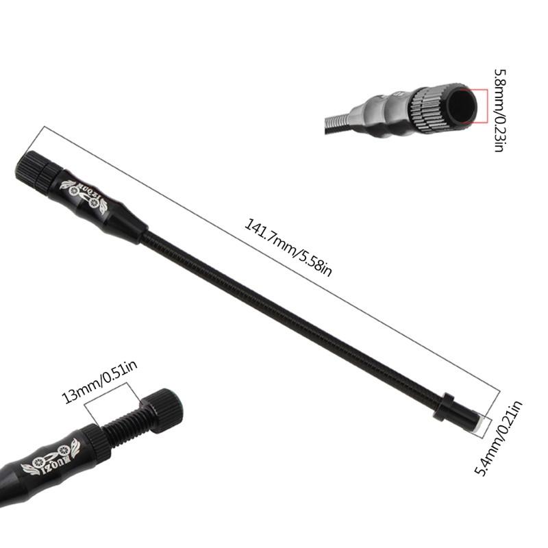 Aluminum Alloy Bike V Brake Noodles Stainless Steel Spring Shifts Brake Protector Cable Guide Bend Pipe Bicycles Part