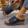 Fashion Women Platform Slippers Summer Casual Fashion Slippers Outdoor Luxury Sandals Lightweight Wedges Shoes Women Zapatos De Mujer