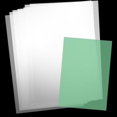 Sionnet Magic Paper Shrinkle Translucent A4 20p + lysande set, blandade färger, 1 set, koreanska leksakstillbehör