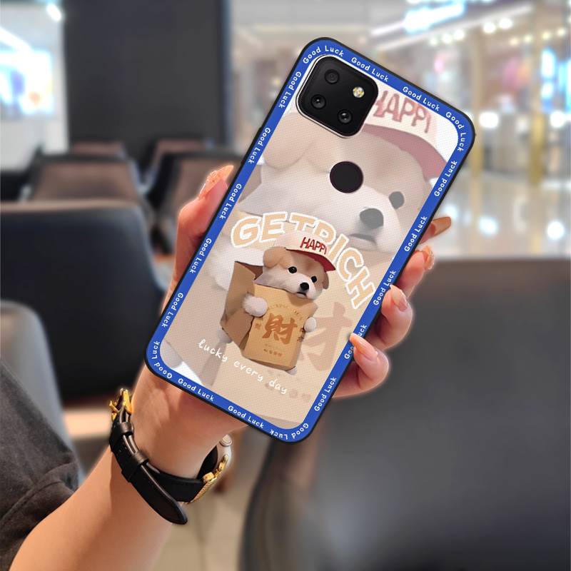 Anti-dust Silicone Phone Case For TCL T-Mobile Revvl 5G Cartoon Couple Full Wrap Dirt-resistant Anti-knock TPU Durable