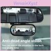 Vision Wide Rearview Car Mirror Adjustable Angle Universal Fit Easy To Install Rectangular Blind Spot Car Mirror