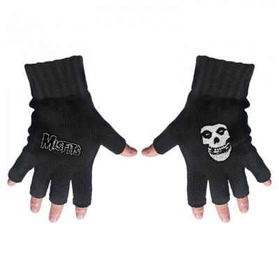 Misfits Unisex Γάντια Χωρίς Δάχτυλα με Λογότυπο & Fiend για Ενήλικες