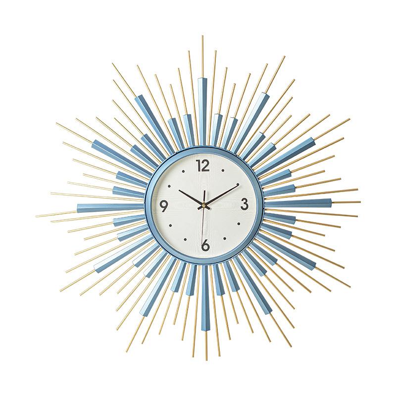 Creative wall clock Stylish and simple bedroom Living room High-end decorative home clocks Living room Light luxury wall-mounted clocks