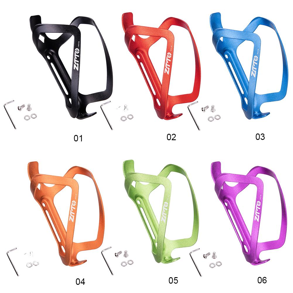 MTB Bicycle Water Bottle Cage Aluminum Alloy Cycling Bottle Holder Wear-Resistant Ultralight Bike Bottle Cage for Outdoor Sport