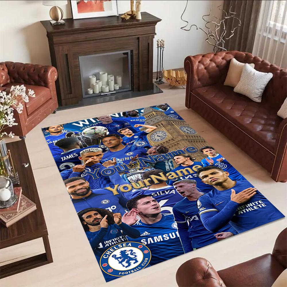 Chelsea Personalized Name Carpet Suitable for Foyer Bedrooms Playrooms Outdoor Anti-slip Rug Anime Office Decor Birthday/Christmas Gift