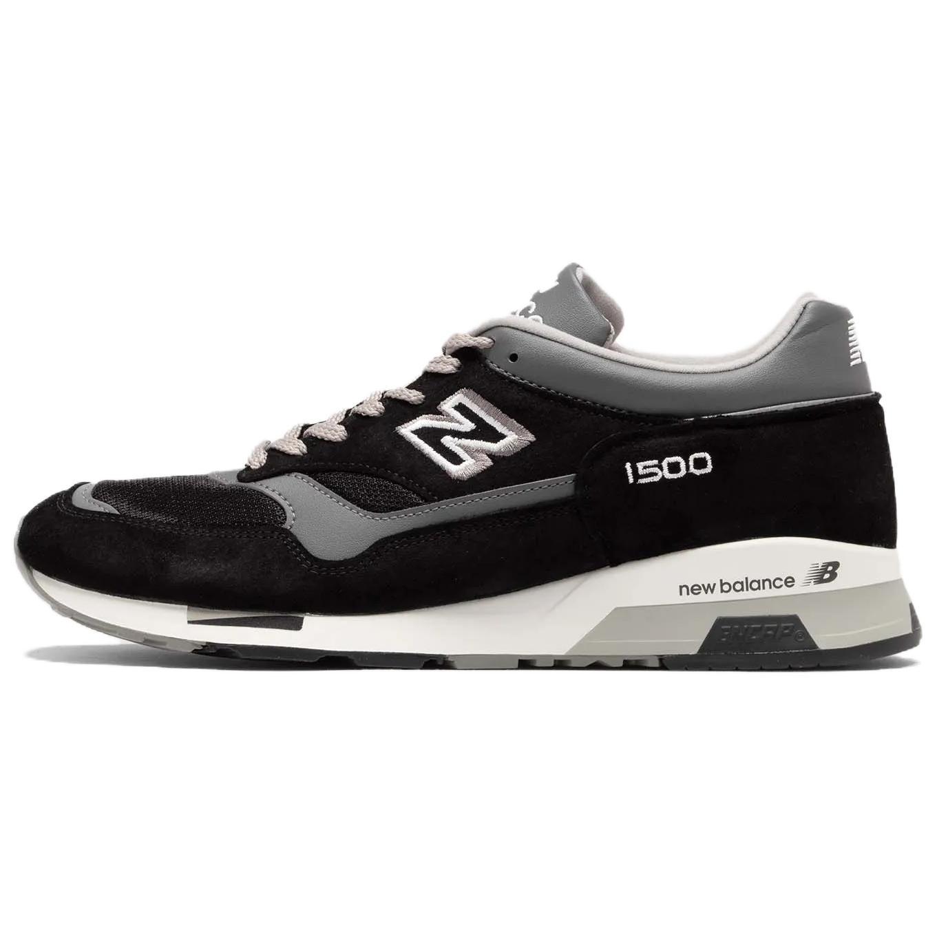 New Balance 1500 Made in UK Black Smoked Pearl Silver Men s U1500PBK EU 37.5