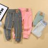 New Kid's Thermal Leggings Autumn Winter Thickened Warm Basic Pant Soft Comfort Waist Elastic Boneless Velvet Trousers for Girls Boys