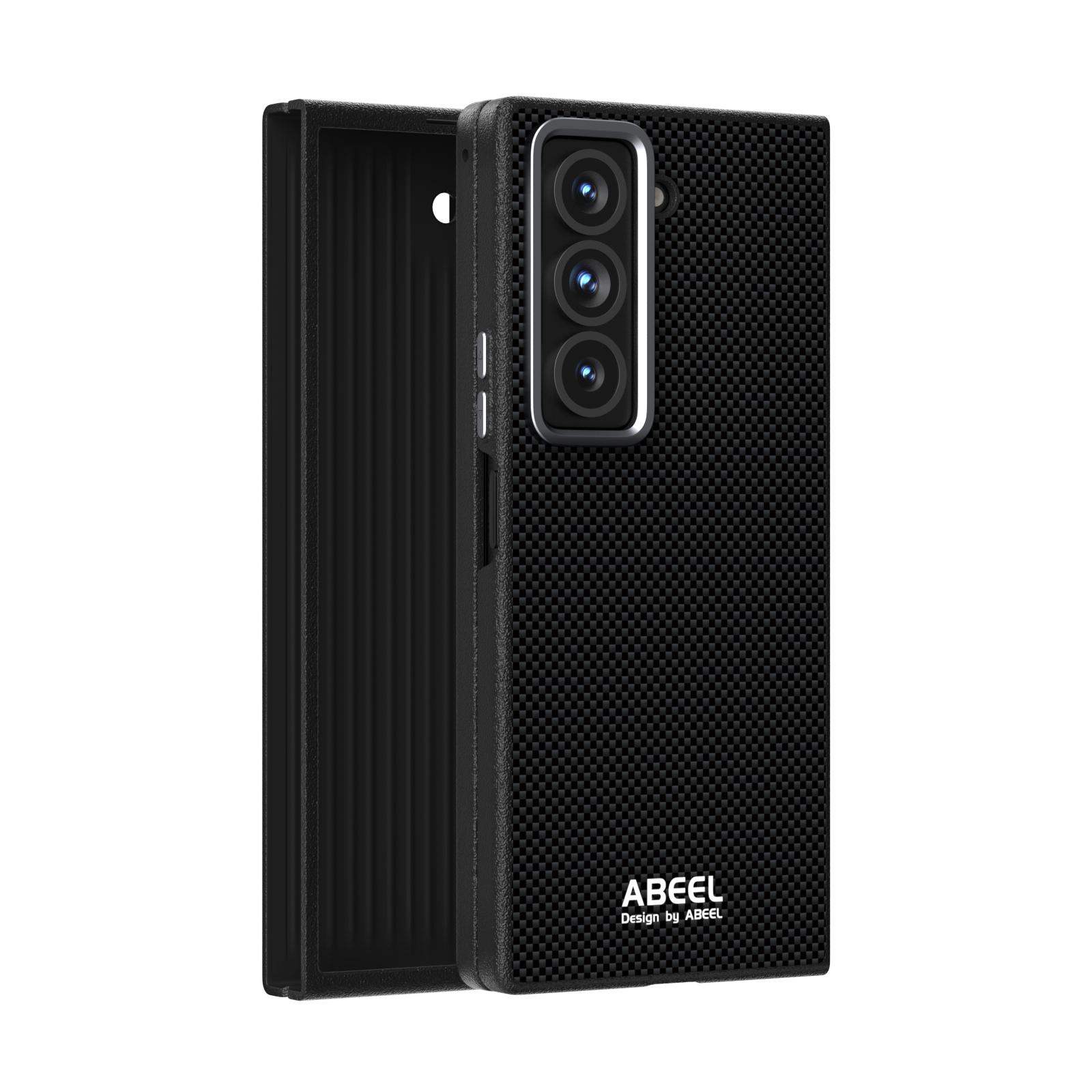 

Высококачественный чехол-книжка из углеродного волокна с магнитной застежкой для Samsung Galaxy Z Fold 7 6, металлический чехол с защитой объектива, противоударный For Galaxy Z Fold 7