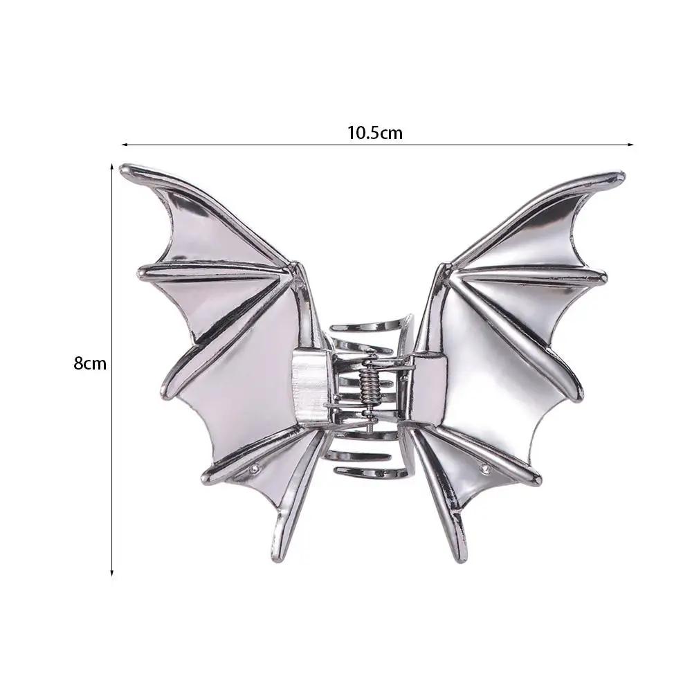 Fashion Y2k Bat Claw Clip Shark Clip Barrettes Bat Wing Hair Claw Hair Accessories Korean Style Bat Hairpin Festival