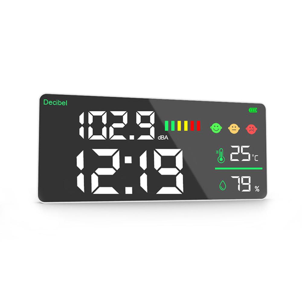 Noise Measuring Instrument Digital Decibel Sound Meter Temperature Meter Humidity Meter Multifunctional Home