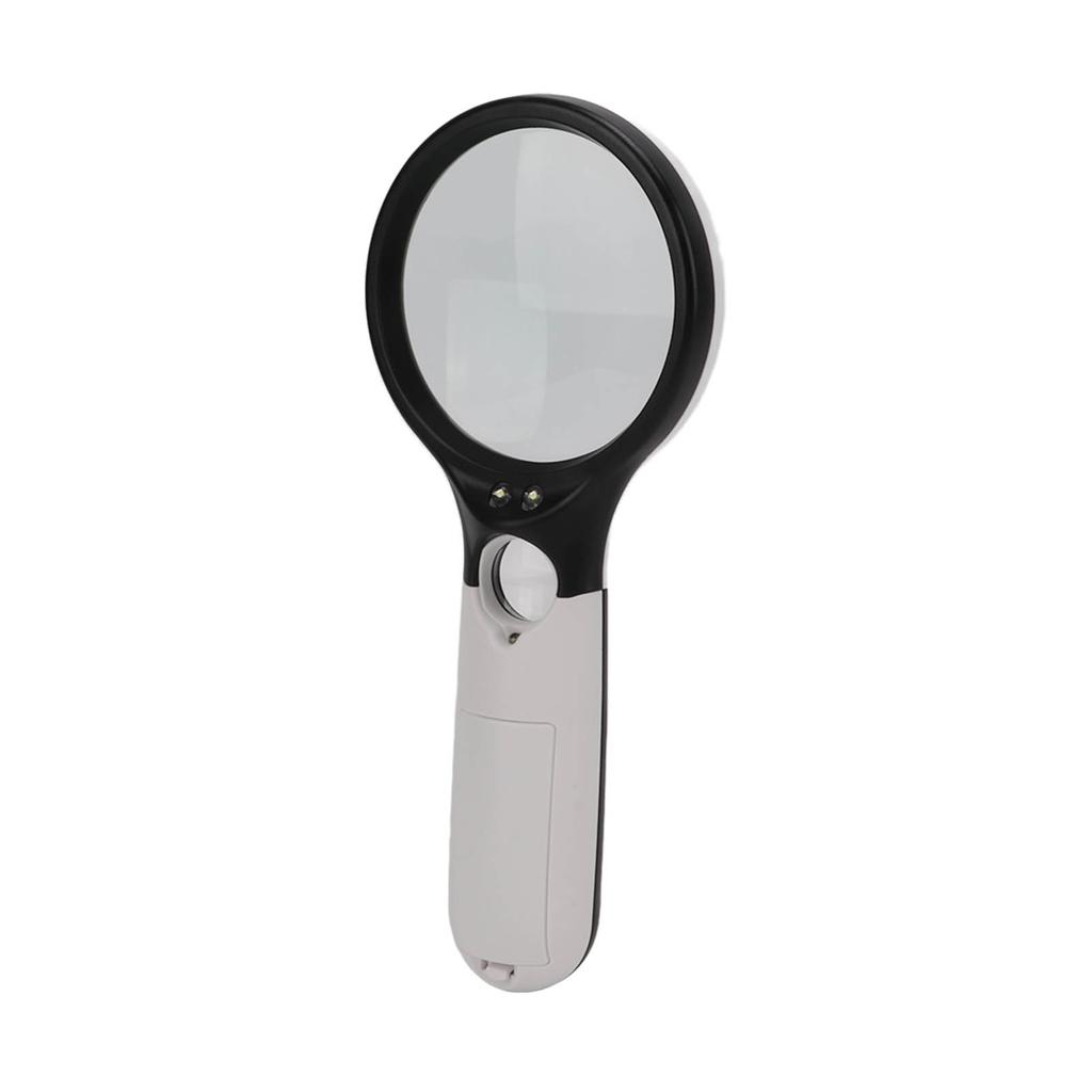 Lighted Magnifying Glass LED Light Acrylic Double Optical Lens High Transparency Portable Magnifying