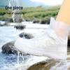 Copriscarpe in Silicone Antipioggia Impermeabili Antiscivolo - Durevoli, Riutilizzabili, Protezione Alta per Donna, Uomo e Bambini.
