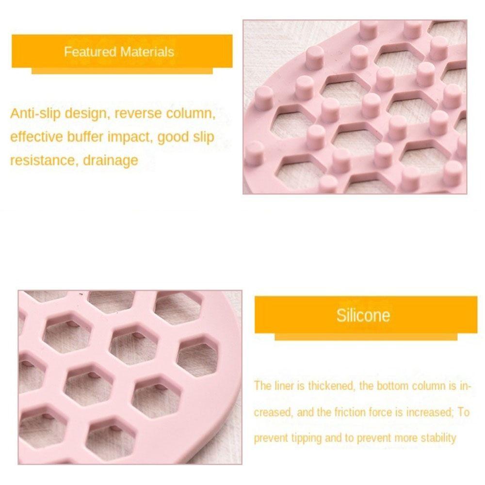 Non-slip Sink Mat Protectors Fast Draining Heat-resistant Mat  for Bottom of Kitchen Sink
