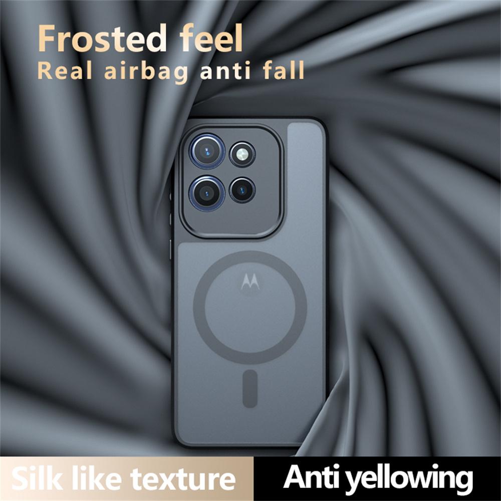 Matte Case For Motorola Edge 60 Neo 5G/50 Neo 5G/S50 5G/ThinkPhone 25 5G Magnetic Case TPU + PC Skin Touch Phone Cover