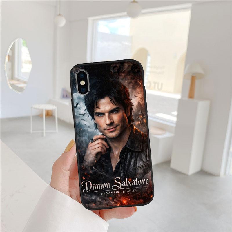 LO91 the Vampire Diaries Soft Shell Phone Case for iPhone SE X XS XR 11 16E 17 Pro Max Air 8 7 6 6s Plus