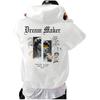 Men's Oversized Graphic Hooded Sweatshirt Letter Figure Print Hoodie Pullover Top