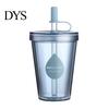 Break Resistant Plastic Tumbler Drinking Straw Cup, Portable Leak-proof PC Water Bottle, Durable Leak Proof Bottle for Students Anti-fall And
