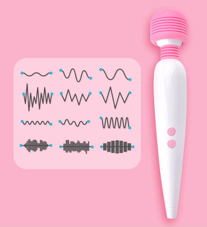 USB Recharge Magic Wand Vibrating Anal Plug Silicone Erotic Vibrator for Woman Masturbation Sex Toys G Spot Massage Orgasm