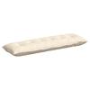 Back Cushion Cream 160 X 50 Cm Cord Fabric