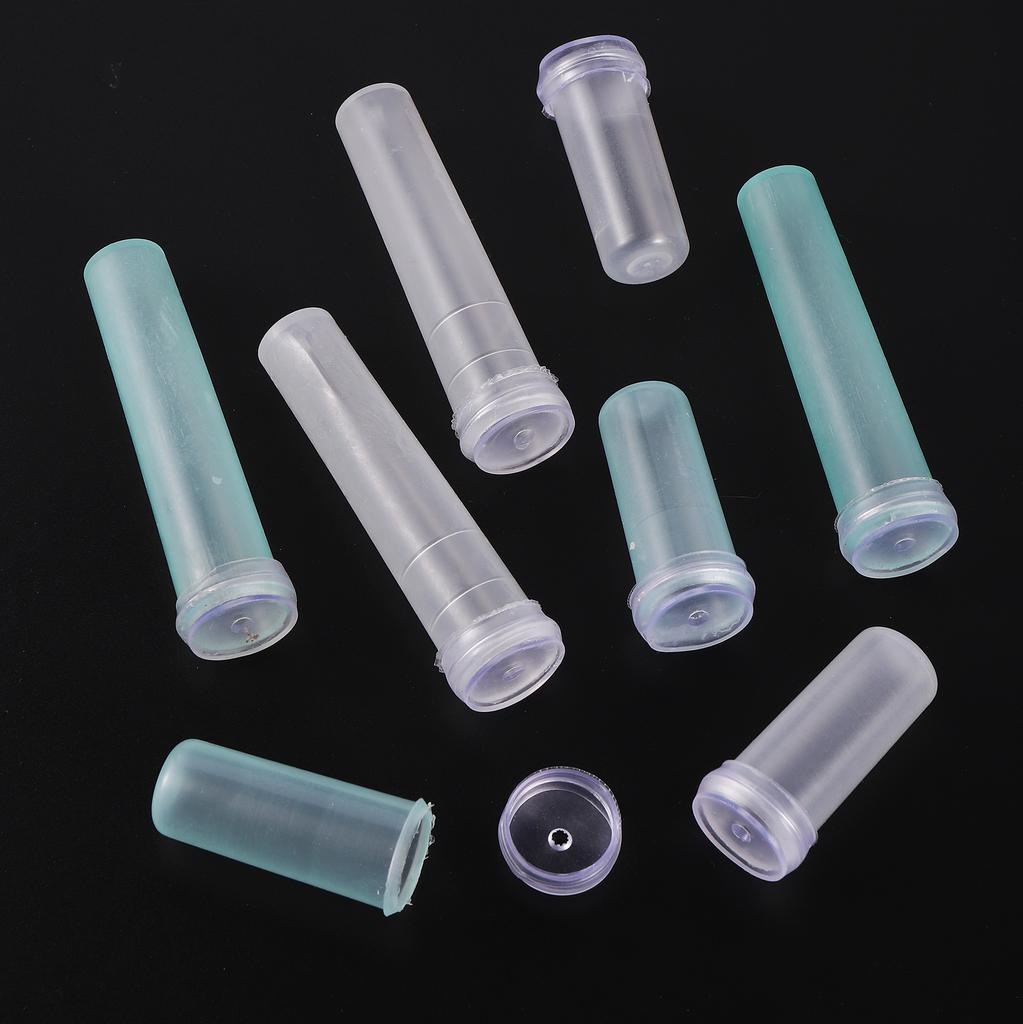 10pcs Flower Plant Nutrition Tube With Cover Flower Water Storage Tube Flower Arrangement Flower Water Tube Hydroponic Contain